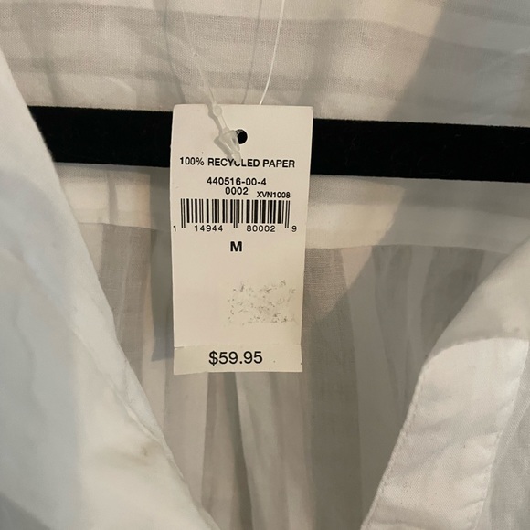 BNWT Gap Boyfriend fit blouse size medium - Picture 2 of 2